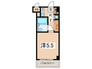 ルクレ青葉台【4階】の間取り