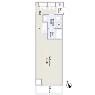 ラミアール赤坂【2階】の間取り