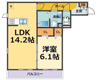 グランドメゾン【1階】の間取り