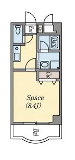 ノースフィールド壱番館【3階】の間取り