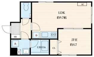 aLATO森下II【2階】の間取り