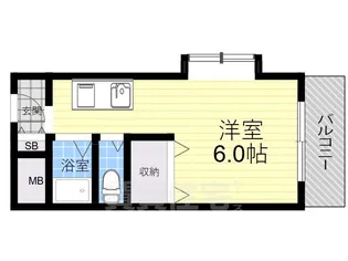 カームヒル箕面【2階】の間取り