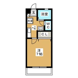 クローバー湘南台【1階】の間取り