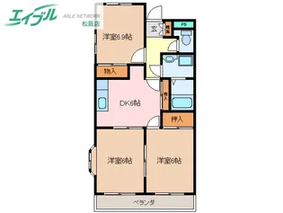 ソレイユ【2階】の間取り