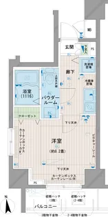 メインステージ浅草橋(メインステージアサクサバシ)【2階】の間取り