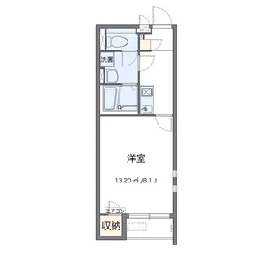 クレイノフジサキIV【2階】の間取り
