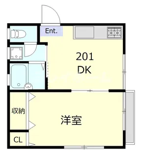 ルミナーレ東蒲田【2階】の間取り