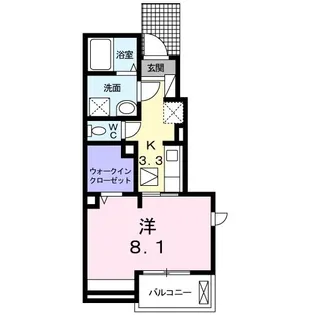 グレイスコート【1階】の間取り