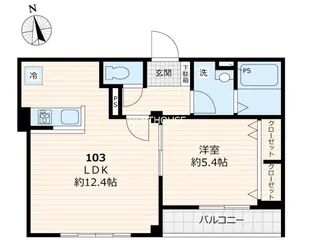メイソンズガーデン【1階】の間取り