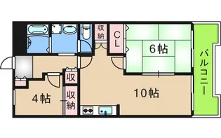 ハイツロイヤル【4階】の間取り