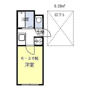 シティハイム大野【1階】の間取り