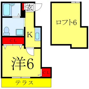 メゾンツチヤ【1階】の間取り