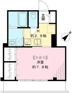 レイ レ ラヴィ【1階】の間取り