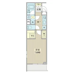 リシェス名古屋山王ウエスト【2階】の間取り
