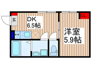 LIME 一ノ割【3階】の間取り