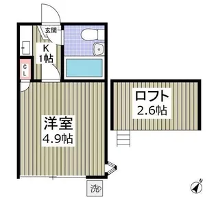 ライフピアマーキュリー【1階】の間取り