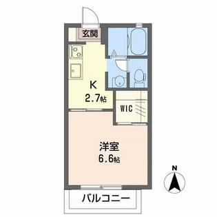 コート アゼリア【1階】の間取り