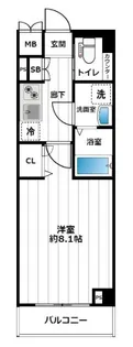 CRESTTAPP東十条【4階】の間取り