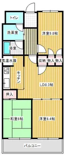 幸手スカイハイツ 1階【1階】の間取り
