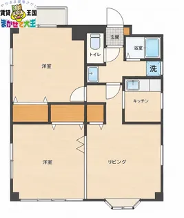 ひまわり八番館【1階】の間取り