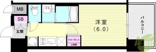 エステムコート神戸大倉山公園【2階】の間取り