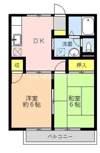 サンモールII【2階】の間取り