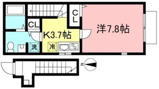 パークハウス烏山C【2階】の間取り