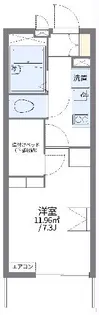 レオパレスバンリュ【2階】の間取り