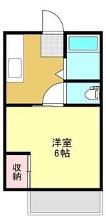 シルクハイツB【2階】の間取り