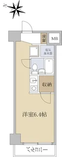 ライオンズマンション西新宿第5【1階】の間取り