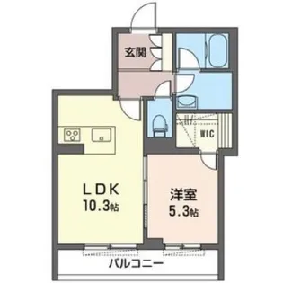 積水ハウスシャーメゾン Casa Alflat 303号室【3階】の間取り