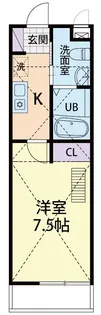 Raffine栃木 (ラフィーネ栃木)【1階】の間取り