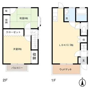 ファミーユ楓の間取り