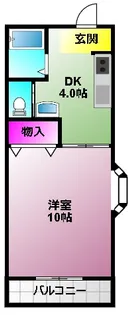 Y’sコーポ【1階】の間取り