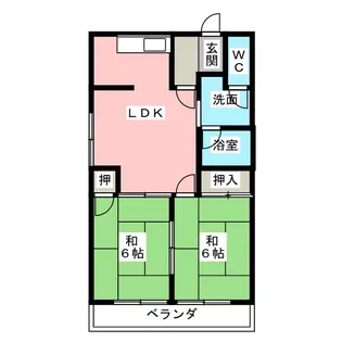 サンライトマンション147【3階】の間取り