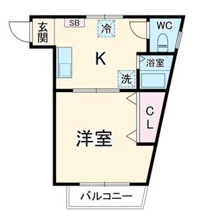 マイナビSTAYミライエ市川駅前【3階】の間取り