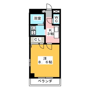 エクレール【2階】の間取り