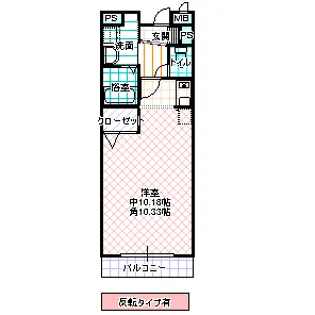 コートライブリーN II【3階】の間取り