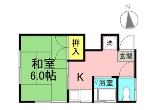 島田コーポ【2階】の間取り