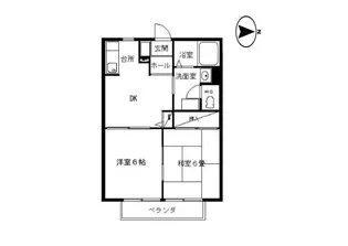 プリーシェンス B【2階】の間取り