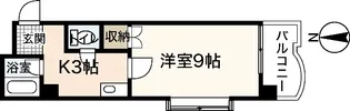 ジュネス山城【4階】の間取り