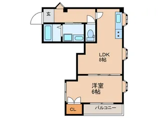 ツインリッチ藤崎【3階】の間取り