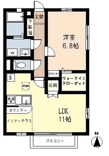 ドルチェII【2階】の間取り