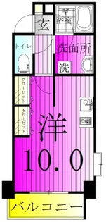 リバービュー21【4階】の間取り