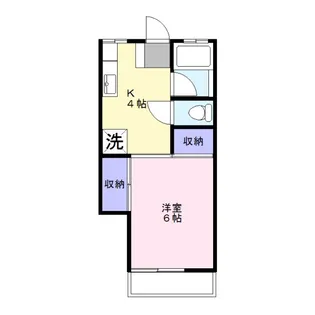 カトレアハイツ【1階】の間取り