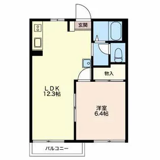 シャトーラトゥール C【2階】の間取り