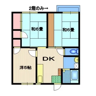コーポラスアタゴ【1階】の間取り