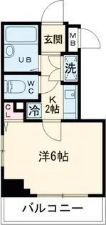 ステーションプラザロアール目黒都立大学【7階】の間取り