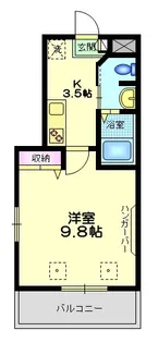 サフィーロ武蔵関【3階】の間取り