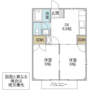 ファンタジア I【2階】の間取り